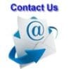 A contact us button with an email symbol